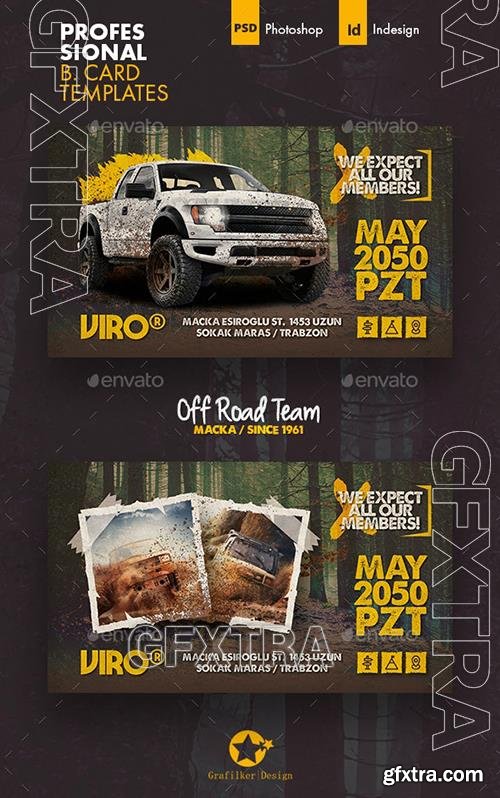 Off Road Business Card Templates 27450366