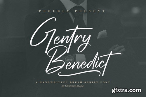 Gentry Benedict Handwritten Brush Script Font