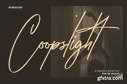 Coopslight Signature Script Font