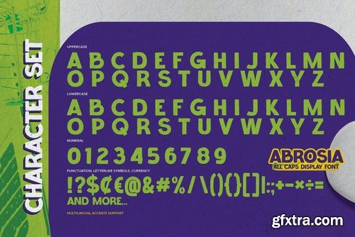 ABROSIA - All Caps Display Font