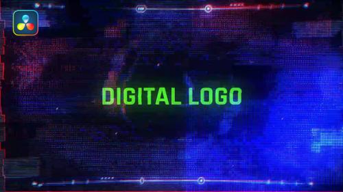 Videohive - Digital Logo Reveal - 36105935 - 36105935