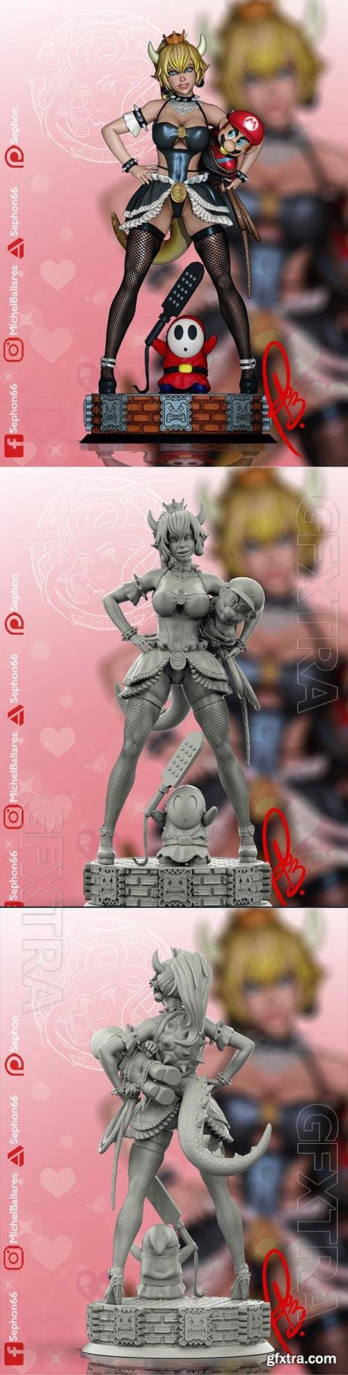 3D Print Models Bowsette 2