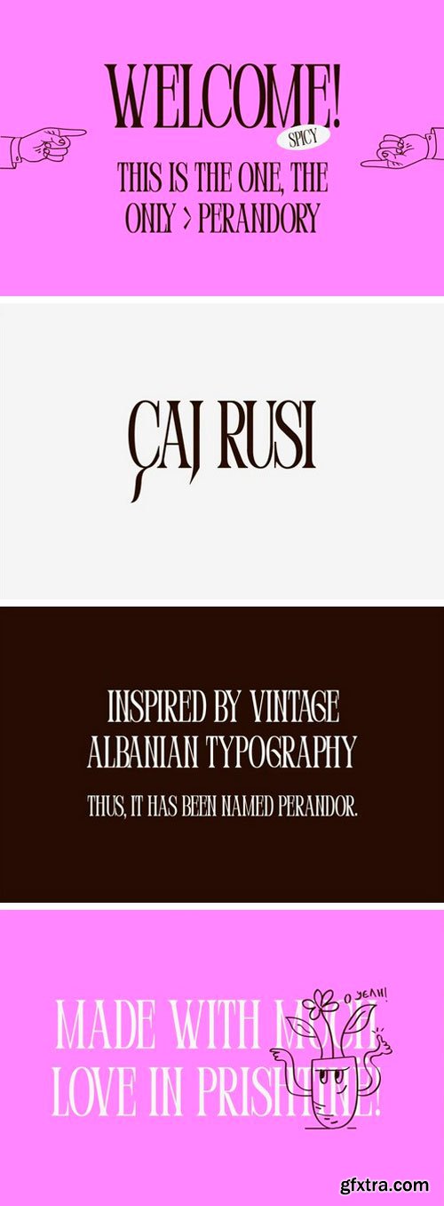 Perandory Serif Font