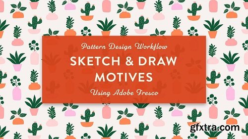Pattern Design Workflow: Sketch and Draw Motives with Adobe Fresco