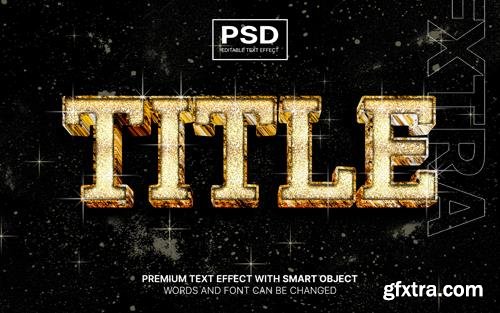 Luxury editable text effect psd