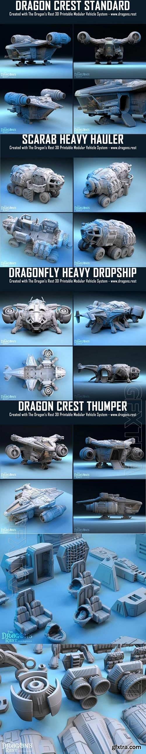 3D Print Models Dragons Rest - Outpost Origins Vehicle Maker