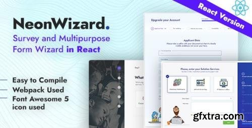 ThemeForest - NeonWizard v1.0 - React JS Questionnaire Multistep Form Wizard React JS - 28314887