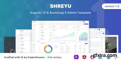 ThemeForest - Shreyu v1.0 - Angular 12 Admin & Dashboard Template - 34906999