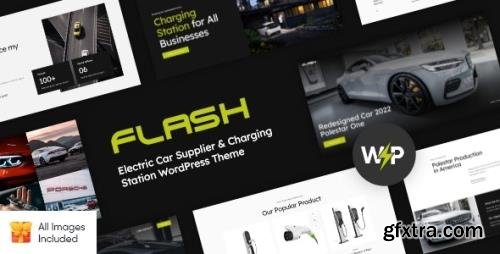 ThemeForest - The Flash v1.0.0 - Electric Car Supplier & Charging Station WordPress Theme - 35591176 - NULLED