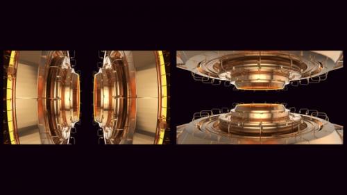 Videohive - Golden Sci Fi Background Pack - 36182093 - 36182093