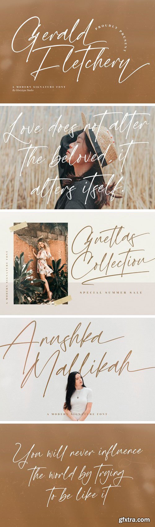 Gerald Fletchery Script Font