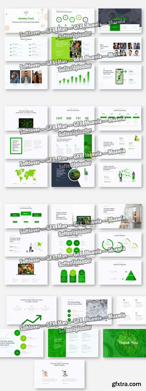Healthy Food - Business and Corporate PowerPoint Presentation Template