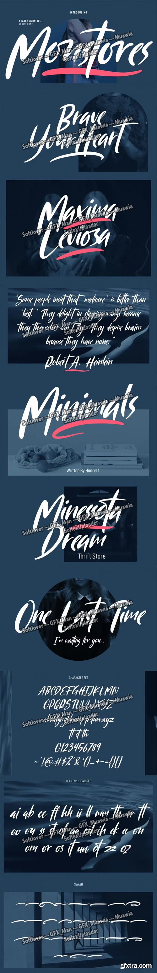 Monstores Fancy Signature Script Font