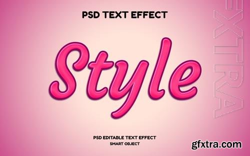 Style text effect editable psd