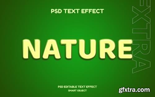 Nature text effect psd