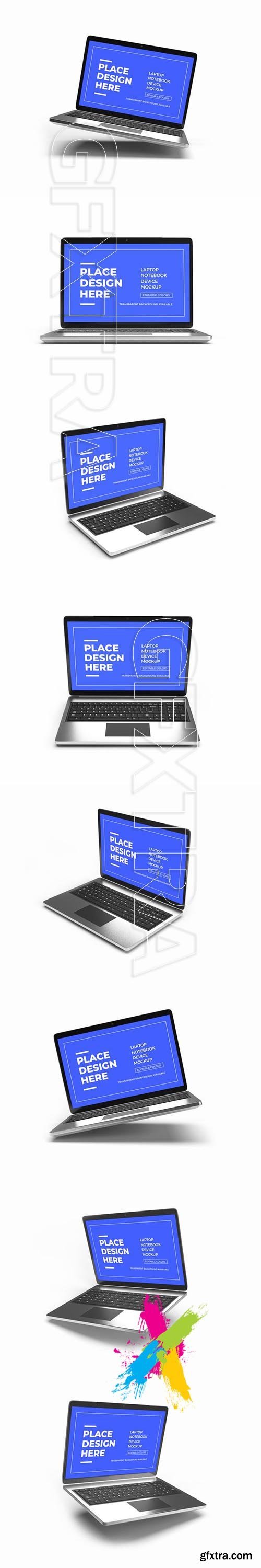 Laptop device mockup