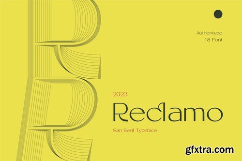 Reclamo - 18 San Serif Font