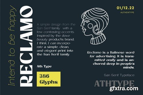 Reclamo - 18 San Serif Font