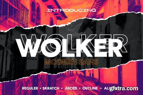 Wolker - Modern Sans Font