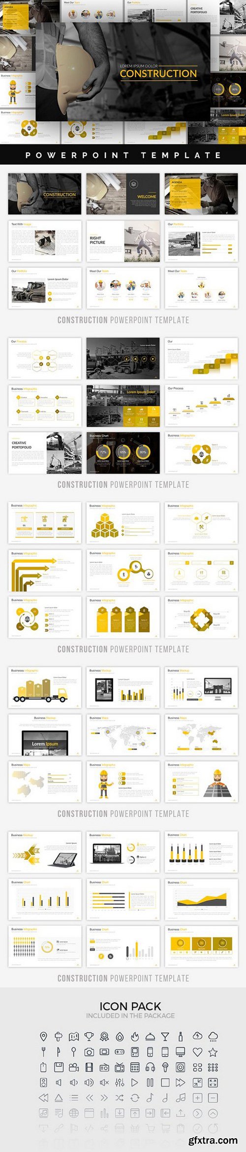 Construction Powerpoint Template