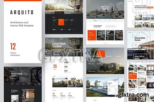 Arquito - Architecture & Interior PSD Template AVRW3WH