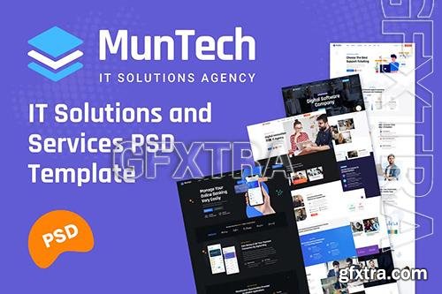 Muntech - Software & IT Solutions PSD Template BQJ9ZXW