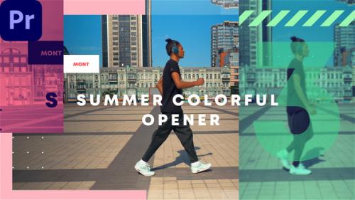 Videohive - Summer Colorful Opener | Premiere Pro - 36174345 - 36174345