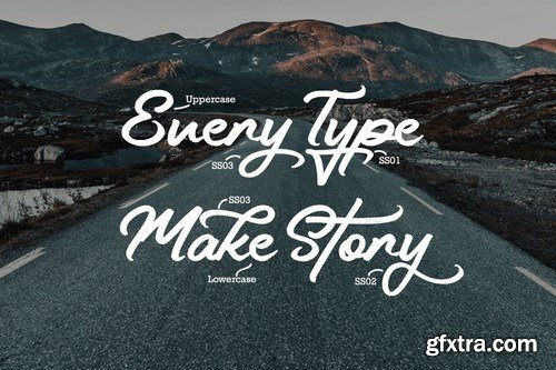 Road Stone - Handlettering Font