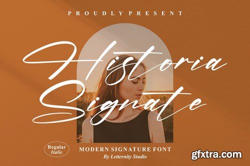 Historia Signature Modern Signature Font