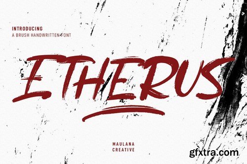 Etherus Brush Handwritten Font