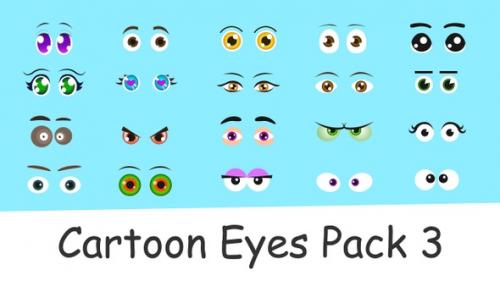 Videohive - Cartoon Eyes Pack 3 - 36234760 - 36234760