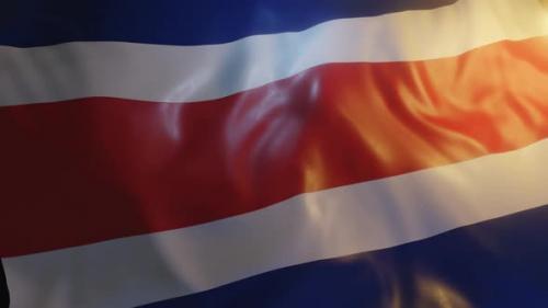 Videohive - Costa Rica Flag - 36242136 - 36242136