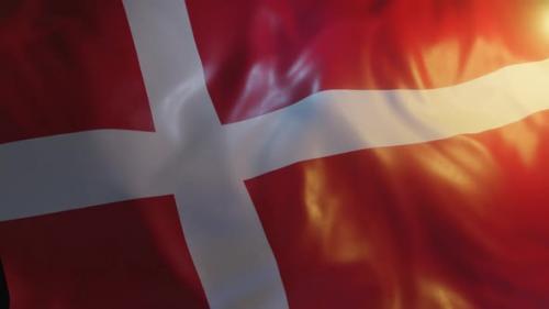 Videohive - Denmark Flag - 36242147 - 36242147