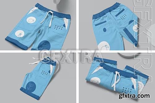 Boys Cotton Shorts Mockups 3KX7PS3