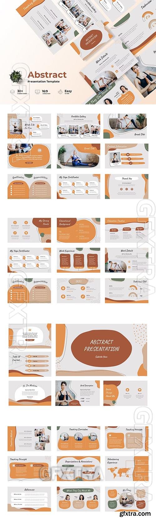 Abstract Powerpoint, Keynote and Google Slides Presentation Templates