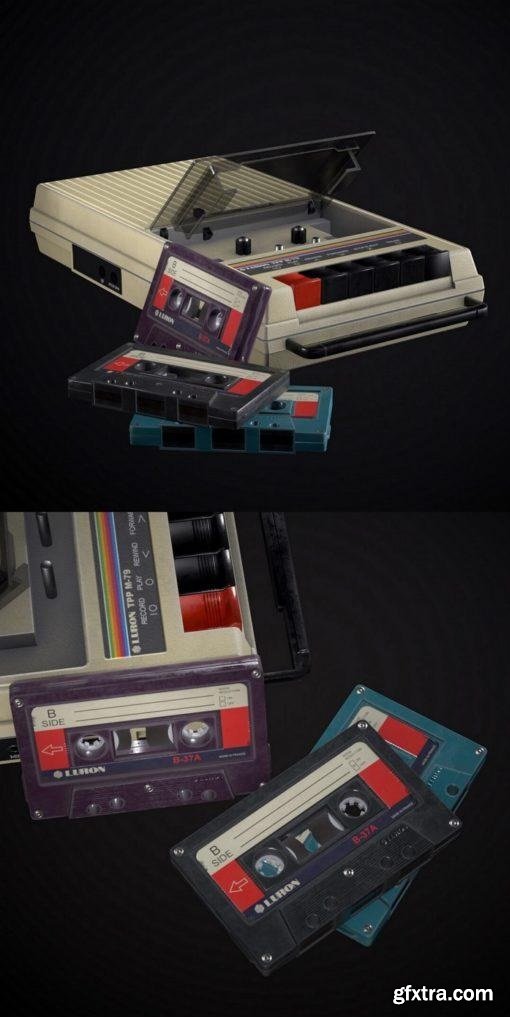 Retro Audio Tape Recorder