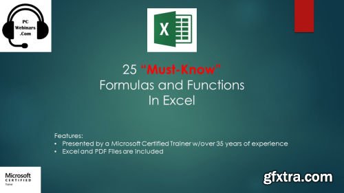 25 Must-Know formulas and functions in Excel