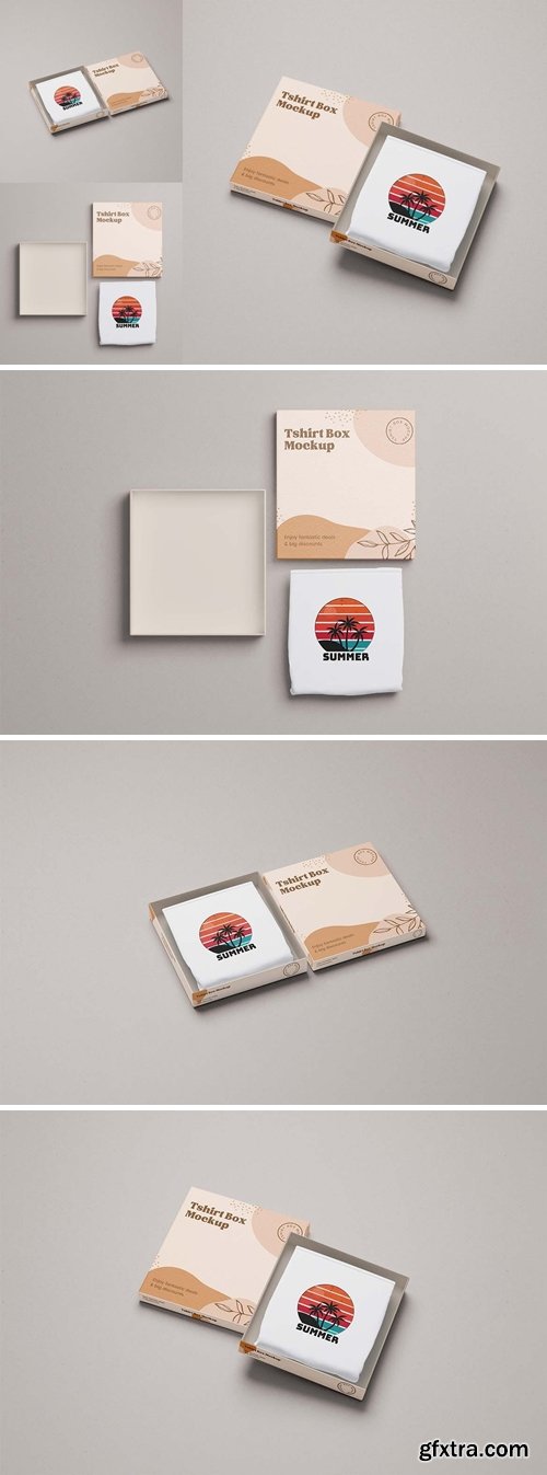 T-Shirt Box Mockup