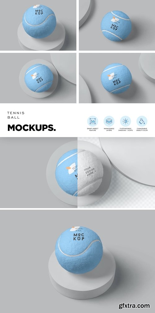 Tennis Ball Mockups