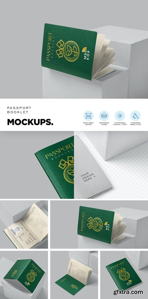 Passport Booklet Mockups