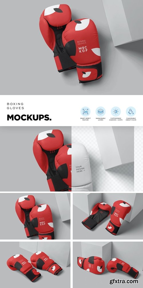 Boxing Gloves Mockups