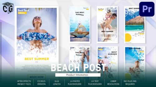 Videohive - Travel Beach Social Promo Mogrt 178 - 36249847 - 36249847