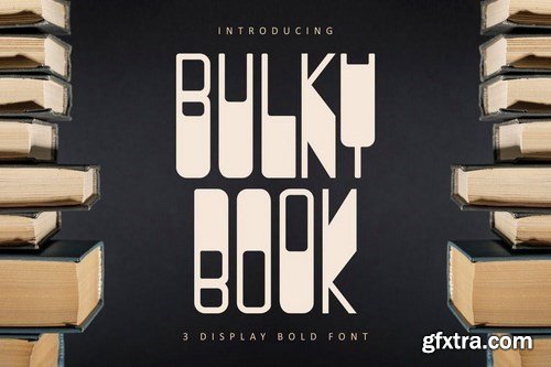 Bulkybook - 3 Display Bold Font