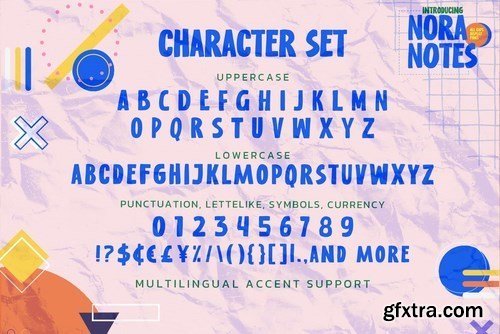 Nora Notes - All Caps Display Font