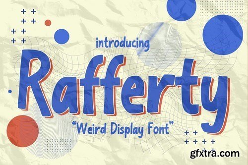 Rafferty - Weird Display Font