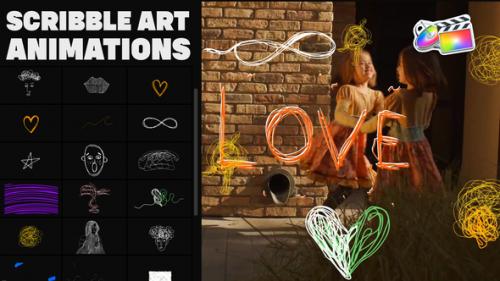 Videohive - Scribble Art Animations for FCPX - 36271133 - 36271133