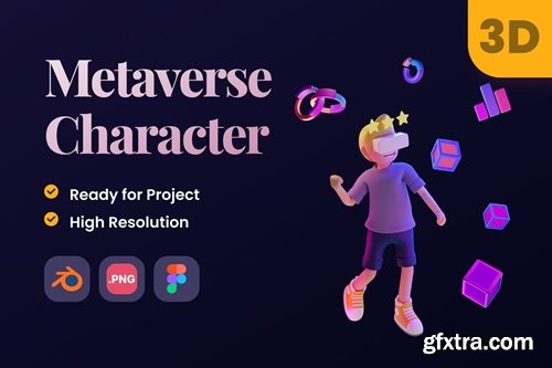 Metaverse VR 3D Character