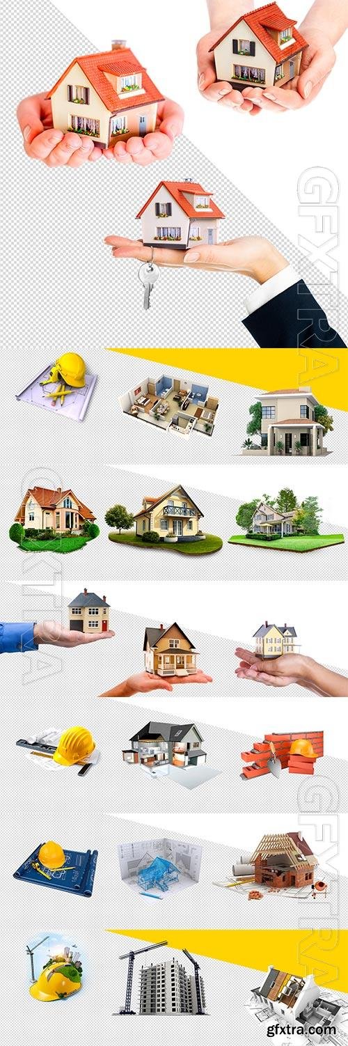 3D Architecture and Real estate psd templates