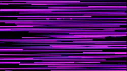 Videohive - Seamless loop of 2D animation of glowing horizontal lines streaming across the screen. - 36244441 - 36244441