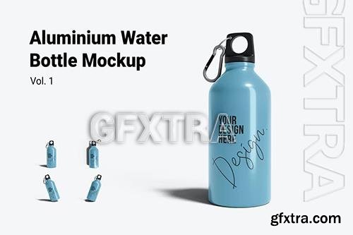 Aluminium Water Bottle Mockup Vol.1 QED4AY8